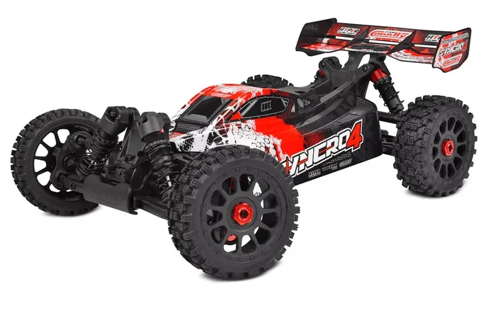 Corally Syncro-4 1/8 4S Brushless 4WD Off Road Buggy RTR – Red COR00287-R