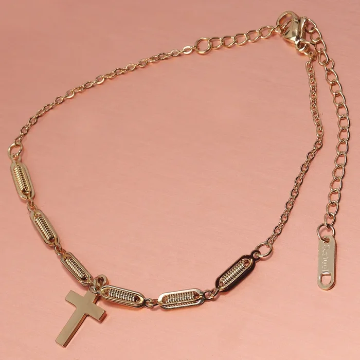 Cross Chain Bracelet
