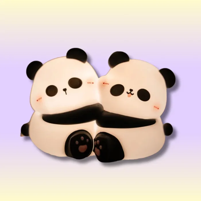 Cute Hug Panda Night Lamp