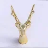 Decorazioni per la casa 1 paio di piccoli accenti decorativi per ripiani in soggiorno e camera da letto bianco oro 250813