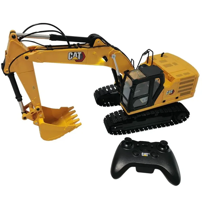 Diecast Masters 1/16 Scale RC Caterpillar 320 Hydraulic Excavator with Grapple and Hammer Attachments RTR