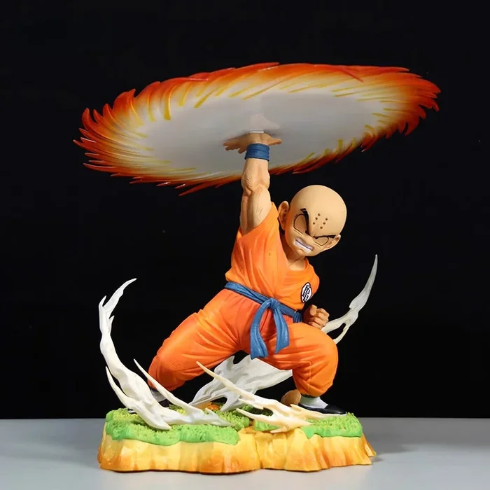Dragon Ball Z Krillin Action Figure – Energy Attack Pose ، طوله 25 سم ، 1 كجم ، تمثال قابل للتحصيل