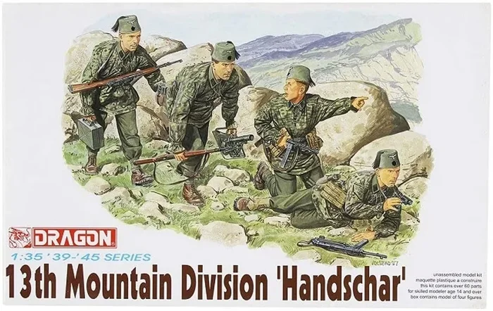 Dragon Models 6067 1/35 German 13th Mountain Division “Handschar” Model Kit