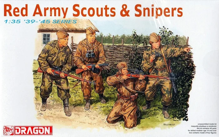 Dragon Models 6068 1/35 Red Army Scouts & Snipers Model Kit