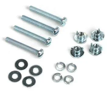 Du-Bro 125 Mounting Bolts and Blind Nuts 2-56 x 1/2″ 4 Pack