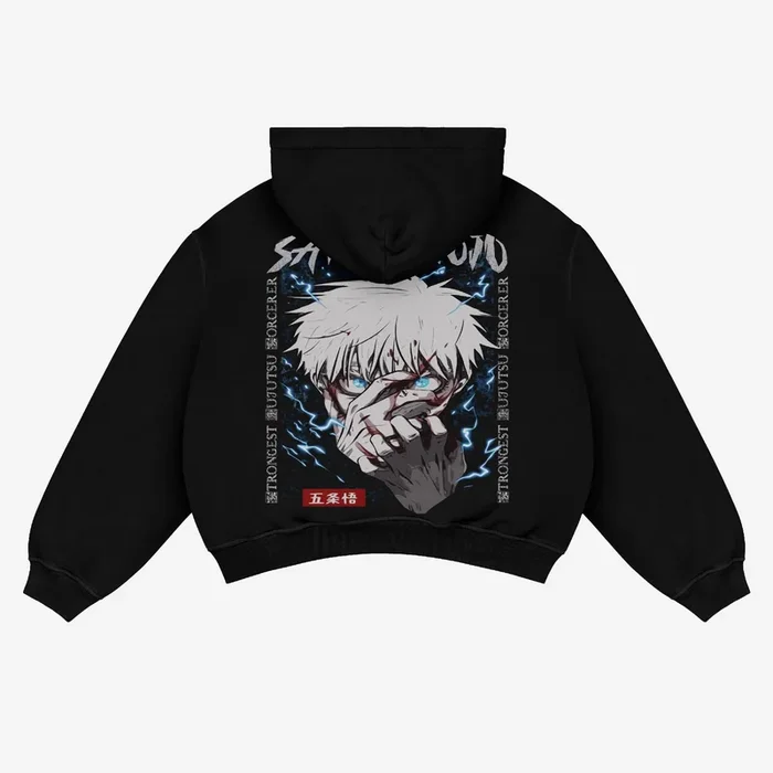 Exclusive Satoru Gojo Anime Hoodie – High-Quality Jujutsu Kaisen Apparel