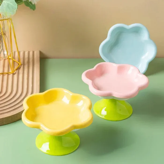 Flower Raised Bowl