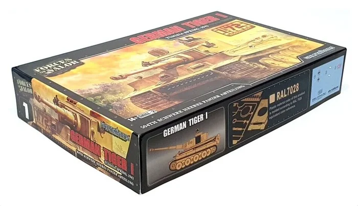 Forces of Valor 873001A 1/72 German Tiger 1 Plastic Model Tank Kit