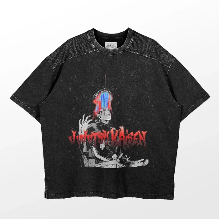 Geto Suguru Jujutsu Kaisen Shirt with Artistic Blood Design – Stylish Anime Apparel