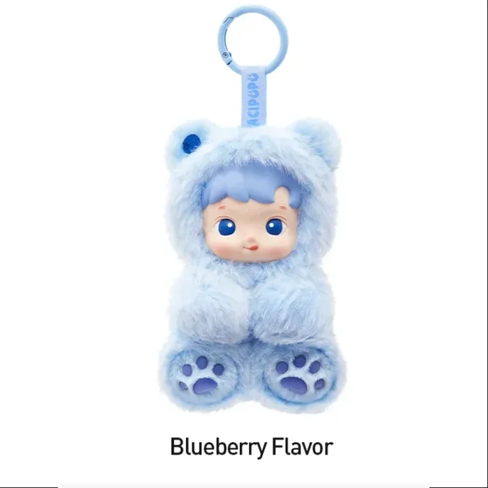 Hacipupu Gummy Bear Series Vinyl Plush Pendant Blueberry Flavor