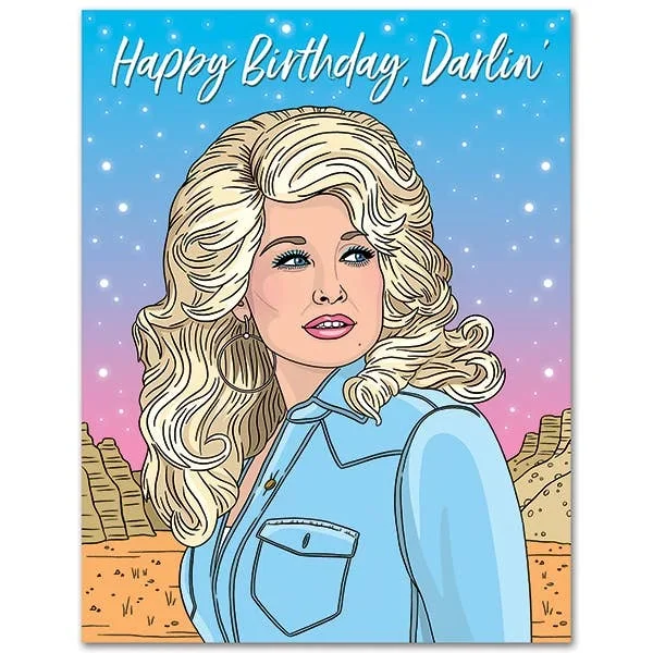 happy birthday darlin’ card