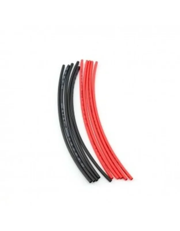 HOBBYSTAR HEAT-SHRINK TUBING, 2MM, 5PCS. RED/BLK