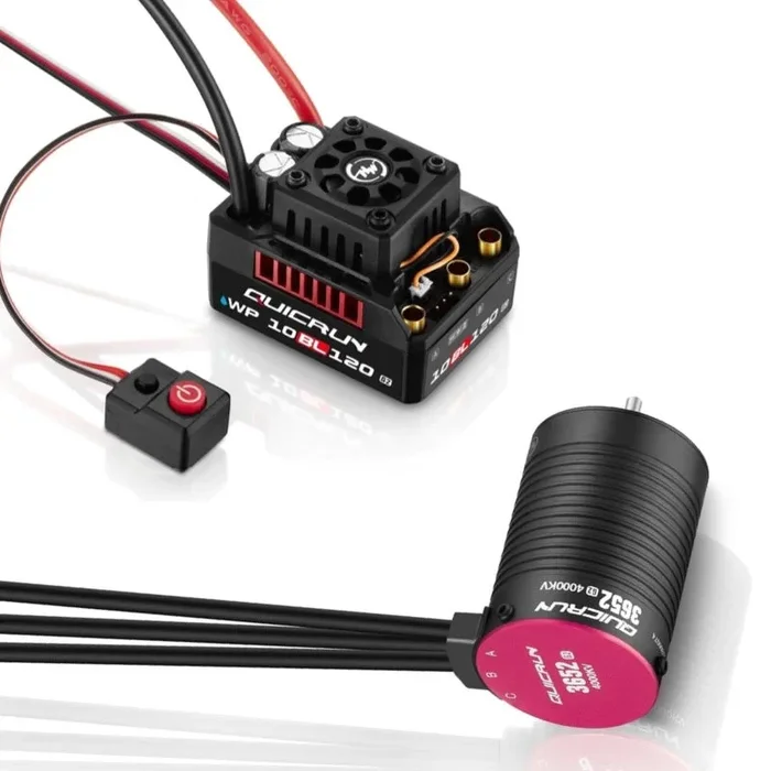 Hobbywing Quicrun Combo 10BL120 G2 ESC+3652 SL G2 5400KV Motor 38030209