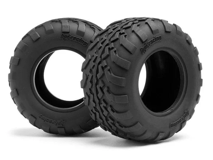 HPI 105282 2.2″ GT2 Tire Set (D Compound) (2) (2.2in/109x57mm) Savage Firestorm