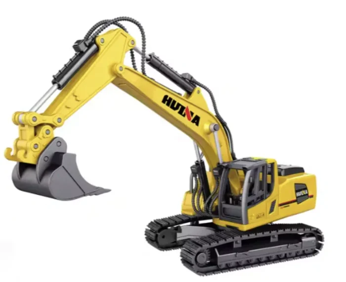 HuiNa 1810 1/60 Diecast Excavator Construction Toy