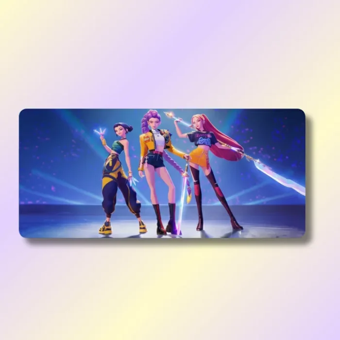 Huntrix Demon Hunters Kawaii Mouse Pad