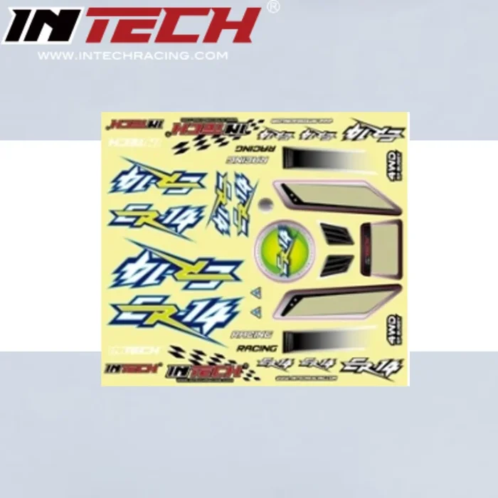 INTECH Racing 600012 ER14 Body Decal