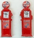 JL Innovative Design 583 HO Scale Atlantic Oil Deluxe Custom Gas Pumps