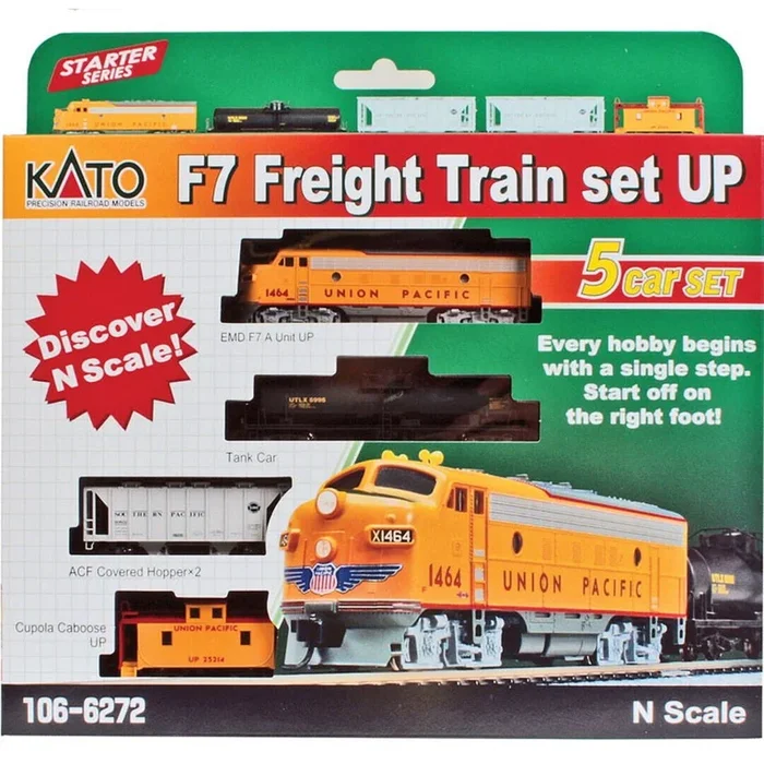 Kato 106-6272 N F7 Freight Train Set UP