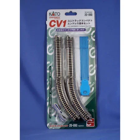 Kato 20-890 N Scale UniTrack CV-1 Compact Oval Track Set
