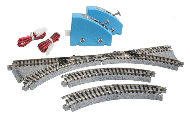 Kato 20891 N Scale UniTrack CV-2 Compact Multi-Purpose Turnout Set