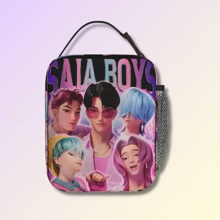 Kawaii Demon Hunters Saja Boys Lunch Bag