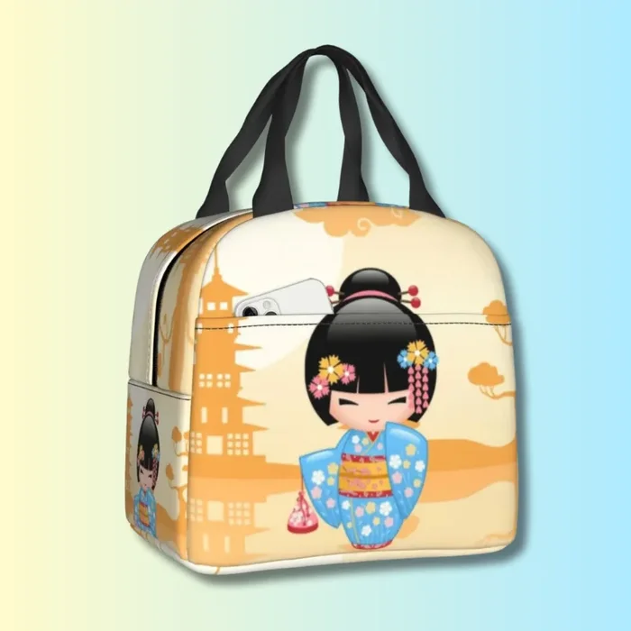 Kawaii Japanese Sakura Lunch Bag