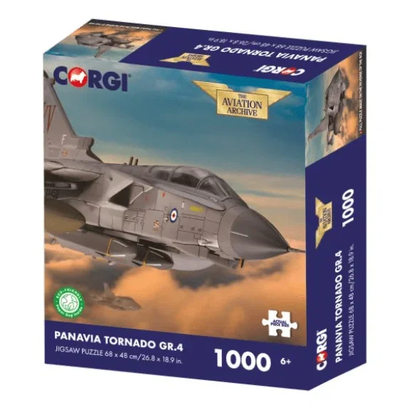 Kidicraft – Corgi – Panavia Tornado GR.4 – 1000 Piece Jigsaw Puzzle