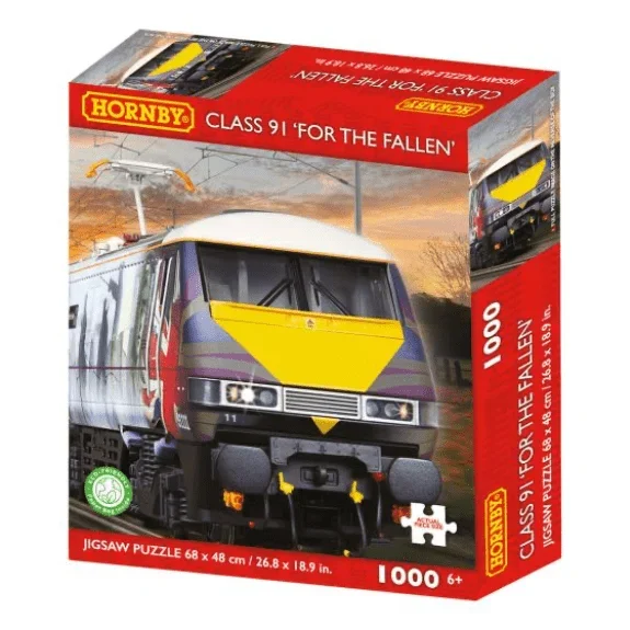 Kidicraft – Hornby – Class 91 ‘For the Fallen’ – 1000 Piece Jigsaw Puzzle
