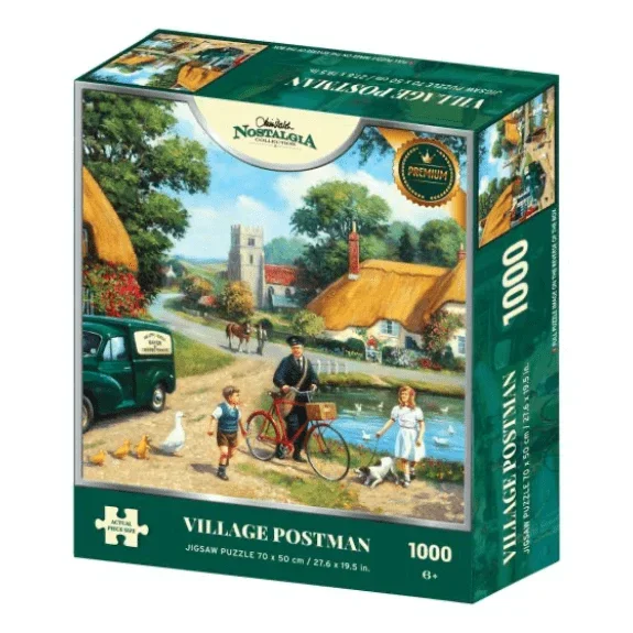 Kidicraft – Nostalgia Collection – Village Postman – 1000 Piece Jigsaw Puzzle