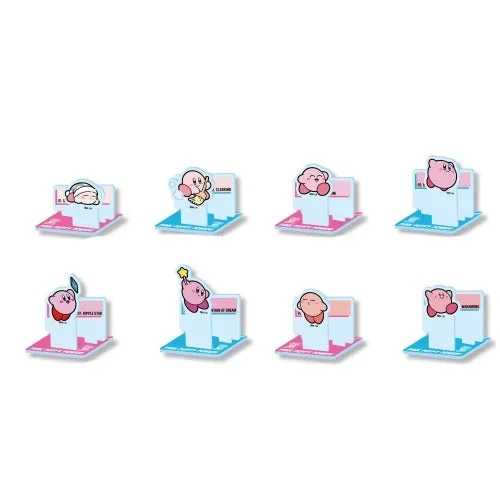 Kirby Pink Puffy Power 30th Anniversary Vol. 02 Acrylic Stand Ensky 3-Inch Collectible Toy