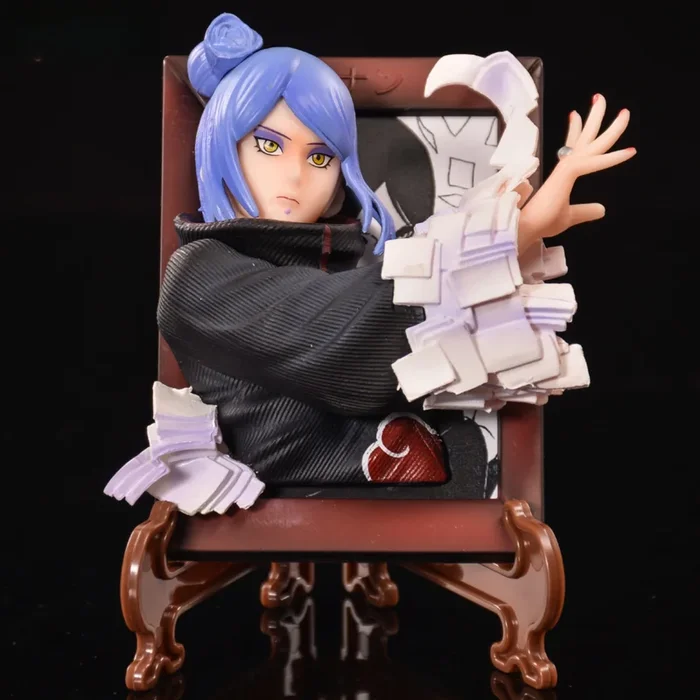 Konan & Pain Figure – 20 سم | ناروتو | أكاتسوكي | جدار أو زخرفة الجدول | تأثير ثلاثي الأبعاد