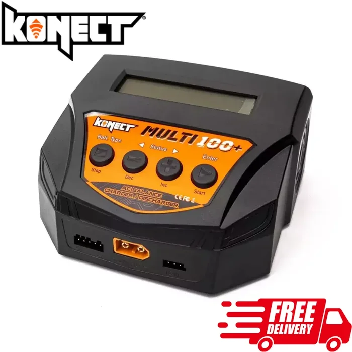 Konect MULTI100-PLUS Charger AC/DC 100w Lipo Nimh LiHV