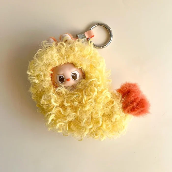 Labubu 4.0 ふわふわ衣装 – エビフライ (イエローエディション)