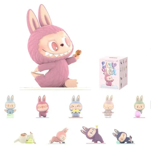 Labubu The Monsters Lazy Yoga Series Vol. 01 Popmart 3-Inch Mini-Figure