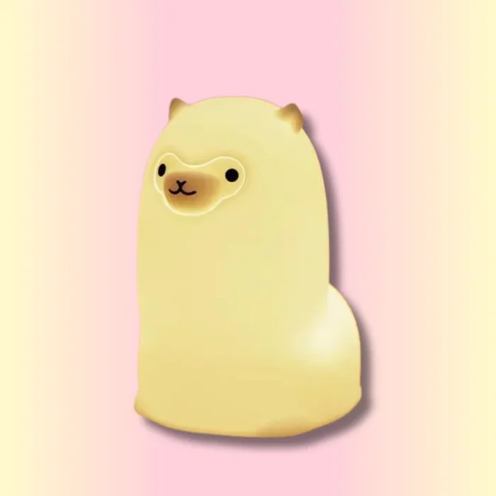 Lampe en silicone Kawaii Lama