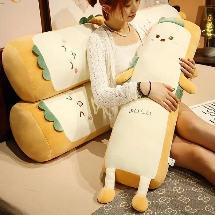 Long Burrito Wrap Bread Plushie