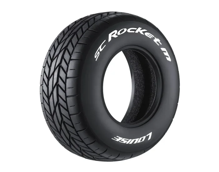 Louise RC L-T3228VI SC-Rocket M Oval Track 1/10 Short Course Tires (1 Pair)