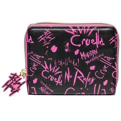Loungefly Cruella Graffiti Zip-Around Wallet – Entertainment Earth Exclusive