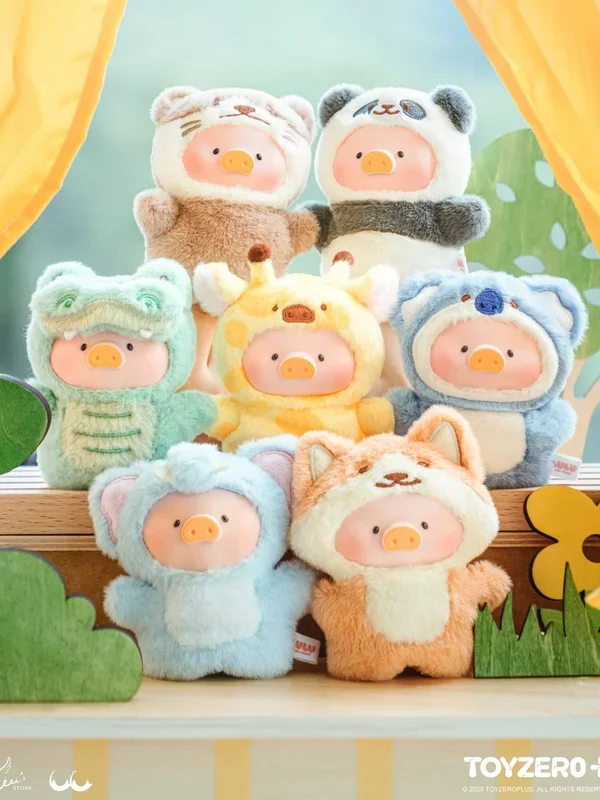LuLu the Piggy Animal Party – Puppet Show PVC Face Plush Keychain Blind Box