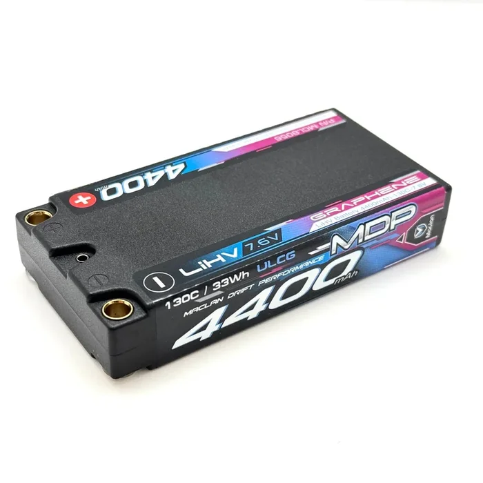 Maclan MDP Graphene HV 4400mah 130c 2s Shorty Lipo Battery MCL6056