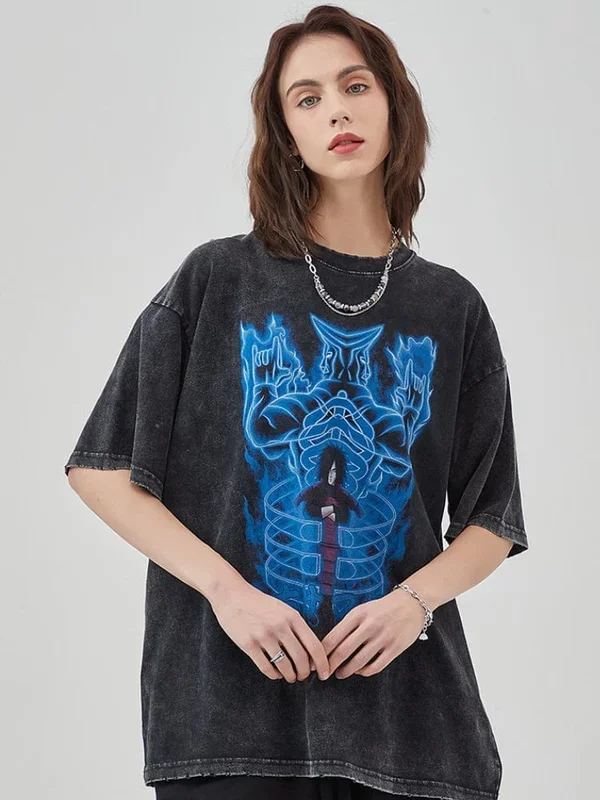 Madara Uchiha Vintage Anime T-Shirt – Epic Naruto Shippuden Design