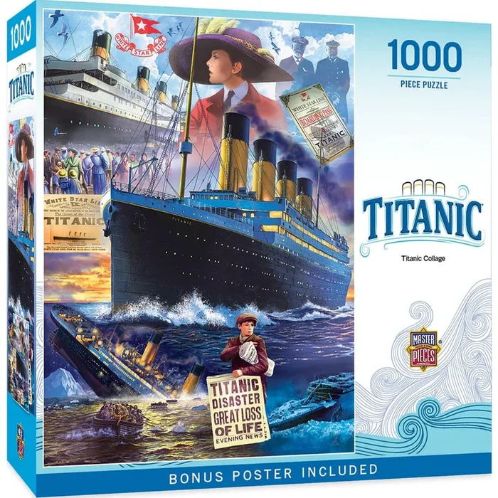 MasterPieces 60344 Titanic Collage 1000 Piece Puzzle