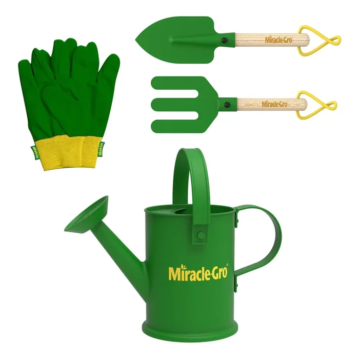 Miracle Gro Kids 4 Piece Garden Toolset Toy Playset