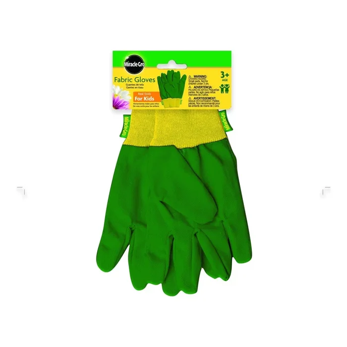Miracle Gro Kids Gardening Gloves for Young Hands Durable and Colorful Toy Playset