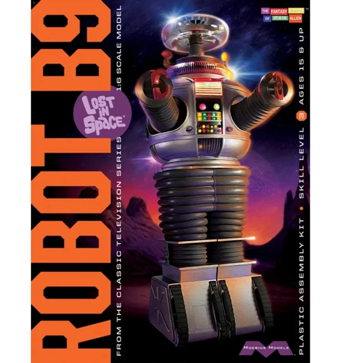 Moebius Models 939 1/6 Lost In Space Robot B9 Skill Level 3 Model Kit