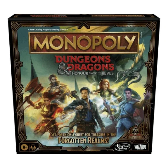 Monopoly: Dungeons & Dragons Honor Among Thieves Monopoly