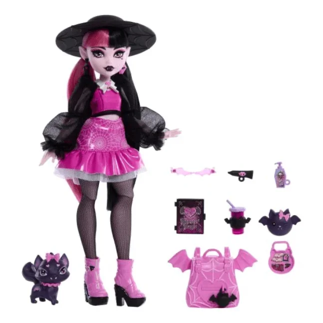 Monster High Draculaura Doll with Poseable Body and Accessories