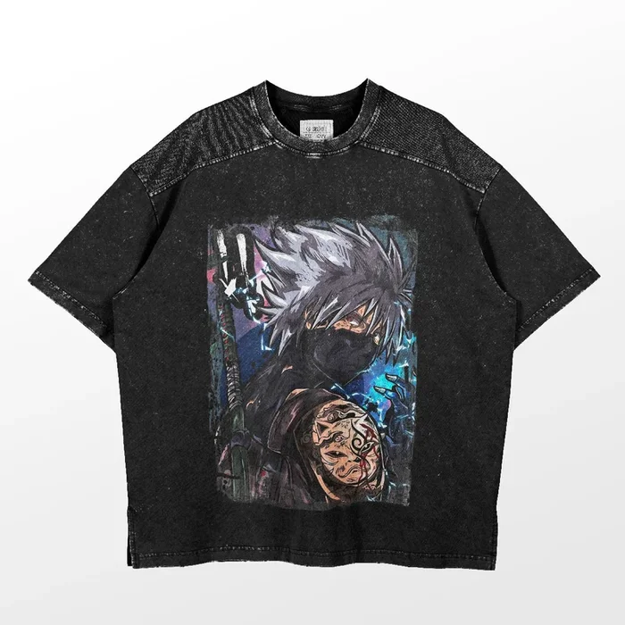 Naruto Kakashi Hatake Tattoo T-Shirt | Vestuário de anime premium
