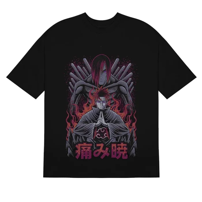 Naruto Pain Akatsuki T-Shirt | เครื่องแต่งกายอนิเมะพรีเมี่ยม